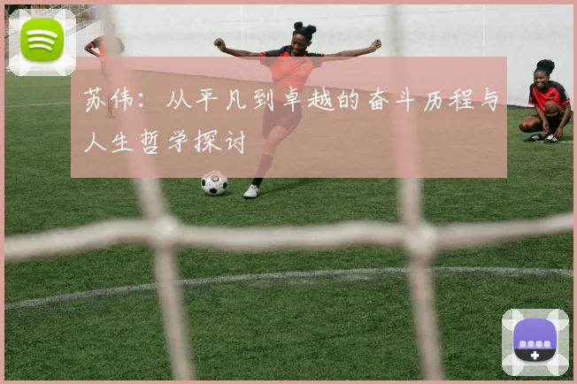 苏伟：从平凡到卓越的奋斗历程与人生哲学探讨